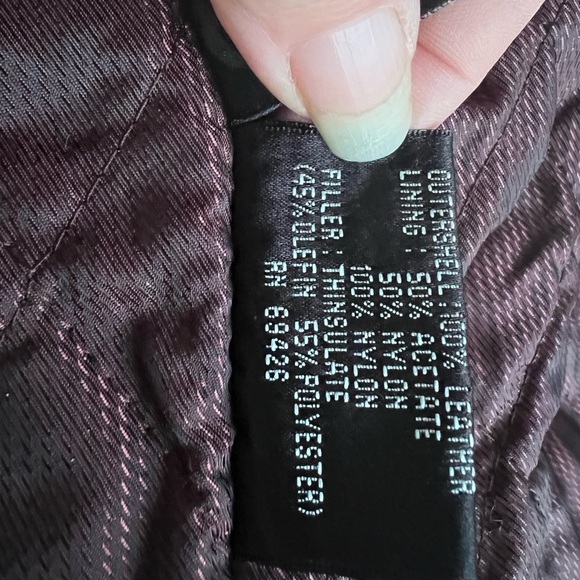 Wilsons Soft Leather Mens Motorcycle Jacket Sz XL Zip Out Thinsulate Ultra Liner - Picture 10 of 16